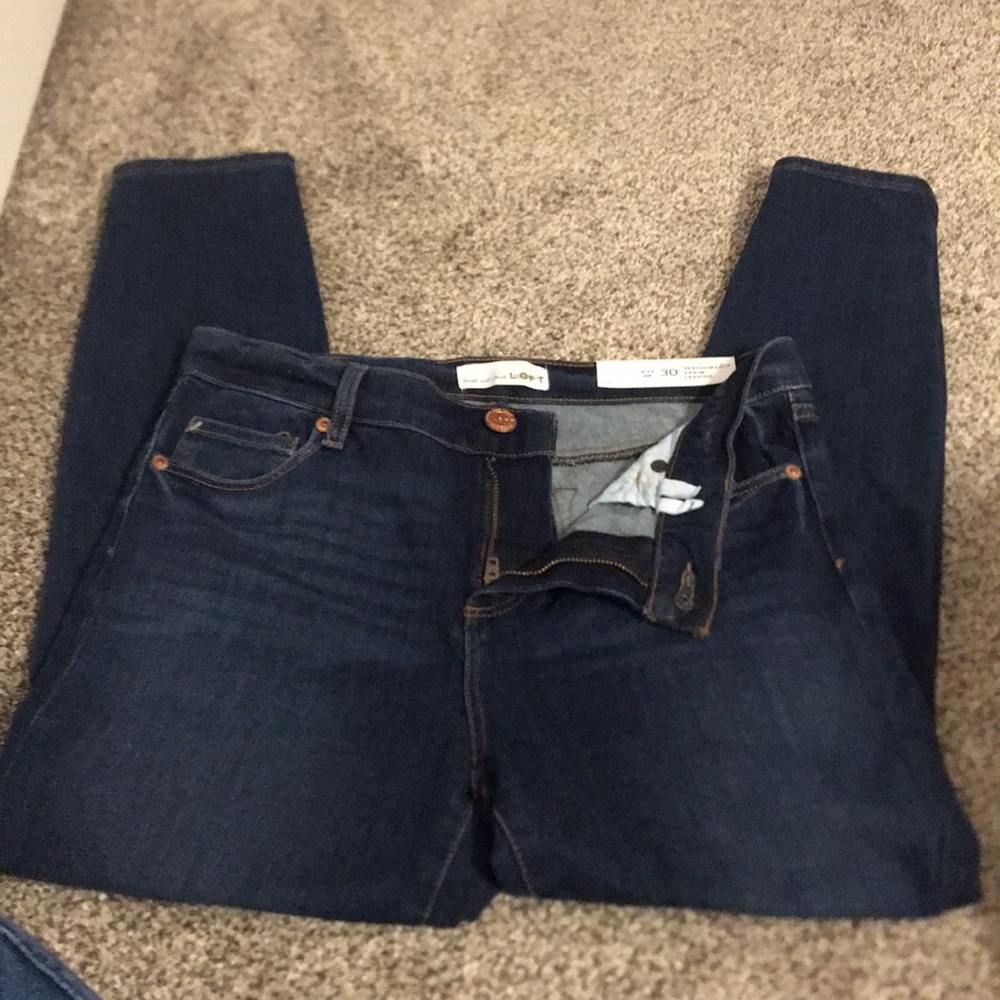 Ann Taylor Loft denim leggings
